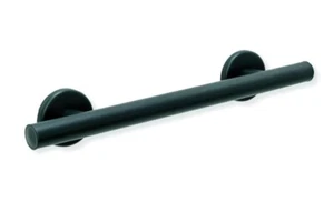 Skyline Shower Grab Bar Smooth Grip in Matte Black Finish Holds Upto 400 lb - Picture 1 of 24