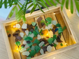 200 g Seaglas Meerglas Strandglas Glasscherben aus Italien Deko, Basteln, DIY - Bild 1 von 6