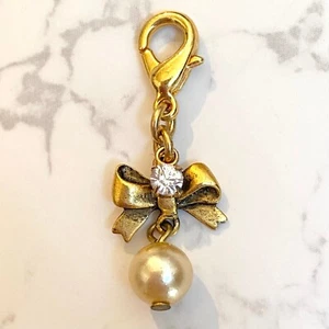 John Wind Perle & Kristall Gold Feiertag Verbesserung Charm | KOSTENLOSER Versand - Bild 1 von 2
