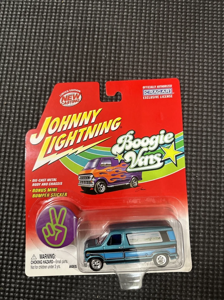 Vtg '02 Johnny Lightning Boogie Vans 1976 Ford Econoline 100 Die-Cast #360-01 - Image 1 of 1