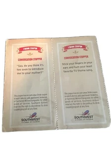 2 Vintage Southwest Drink Coupons - Picture 1 of 2