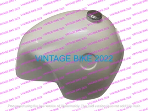 BMW R80 GS PARIS DAKAR 32 LITER WHITE STEEL GAS FUEL PETROL TANK + CAP /FIT FOR - Picture 1 of 7