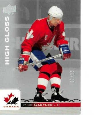 2017-18 Upper Deck Team Canada Juniors High Gloss #88 Mike Gartner - Image 1 of 2