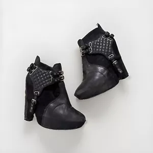 Sam Edelman Zoey Platform Suede & Leather Booties w/ Removable Straps (Size 7) - Picture 1 of 6