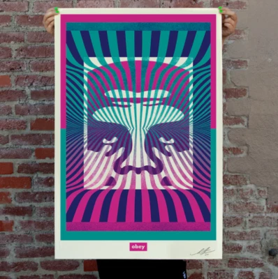 Shepard Fairey (OBEY) - OP ART Icon - Open Edition - SIGNED - 2024 - Image 1 of 4
