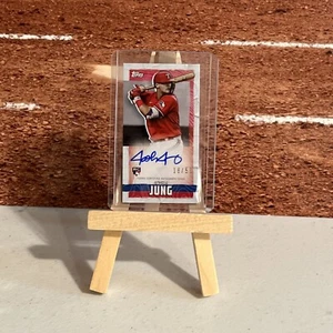 2023 Topps Rip SSP Josh Jung RC exclusivo mini/50 en tarjeta automático Texas Rangers - Imagen 1 de 2