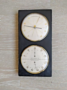 Wetterstation aus den 1950er Jahren Thermometer Hygrometer Barometer Vintage - Bild 1 von 5