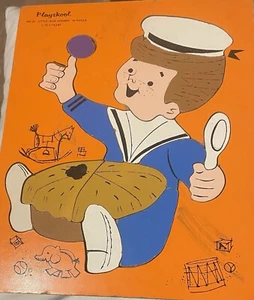Playskool 185-20 Little Jack Horner 16 Piece Wood Puzzle For Ages 2-6 Years - Picture 1 of 5