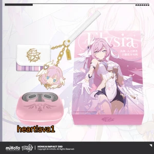Honkai Impact 3 Official Elysia Bluetooth Headset Earbuds Wireless Headphone - Picture 1 of 12