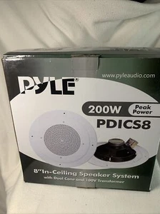 Pyle PDICS8 Pro In-Ceiling Speakers (Pair) - Picture 1 of 8
