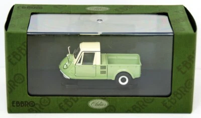 Camión de tres ruedas Ebbro 1/43 Mazda T600 1962 modelo de coche vintage verde Foto 1 de 4