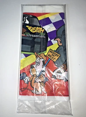 New Vintage 90s kids Cartoons Scooby Wacky Racing Plastic Table Cover Rectangle — 第 1/4 张图片