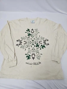 Online Ceramics Frog Mandela Tan Off White Long Sleeve T Shirt XL Use The Birth - Picture 1 of 7