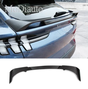 For Ford Mustang Mach-E 2021-23 Carbon GT style Rear Trunk Spoiler Boot Lip Wing - Picture 1 of 6