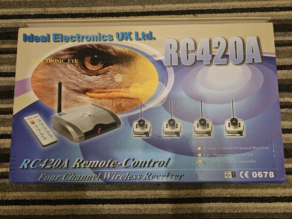 Ideal Electronics UK Ltd  RC420A Remote-control Four Channel Wireless... - Image 1 of 4