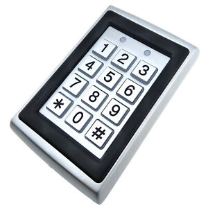 Door Access Keypad RFID Reader Security Entry PIN Control Anti Vandal Standalone