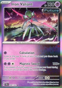 IRON VALIANT 080/162 FORZE TEMPORALI POKEMON (HOLO, QUASI NUOVO) - Foto 1 di 2