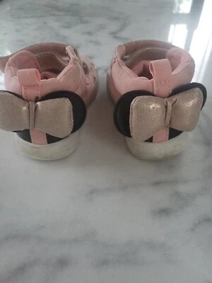 Zapatillas altas Baby Gap Disney Minnie Mouse rosa nuevas con etiquetas talla 6 Foto 1 de 4