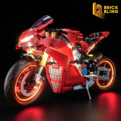 Juego de luces LED BrickBling para LEGO Ducati Panigale V4 S motocicleta 42202 estándar - Imagen 1 de 4