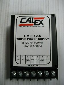 CALEX CM 3.12.5  Triple Power Supply ±12V @ 100mA,  +5V @ 500mA