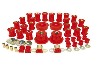 Prothane 1990-1997 Mazda Miata MX5 Complete Suspension Bushing Inserts Kit RED - Picture 1 of 2