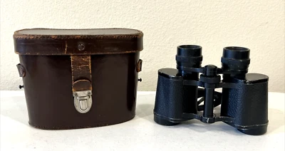 Vintage Carl Zeiss Jena Binoculars 8 x 30 Deltrintem # 1598927 with Case - Image 1 of 4