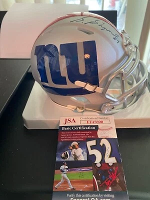 STERLING SHEPARD EW YORK GIANTS SIGNED AMP SPECIALTY MINI HELMET IN PERSON JSA - Image 1 of 4