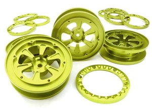 1.9 Size Billet Machined Alloy Wheel (4) w/Beadlock Rings for 1/10 Scale Crawler - Picture 1 of 1