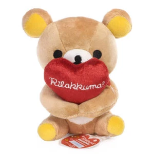 Peluche Rilakkuma con corazón - Imagen 1 de 4