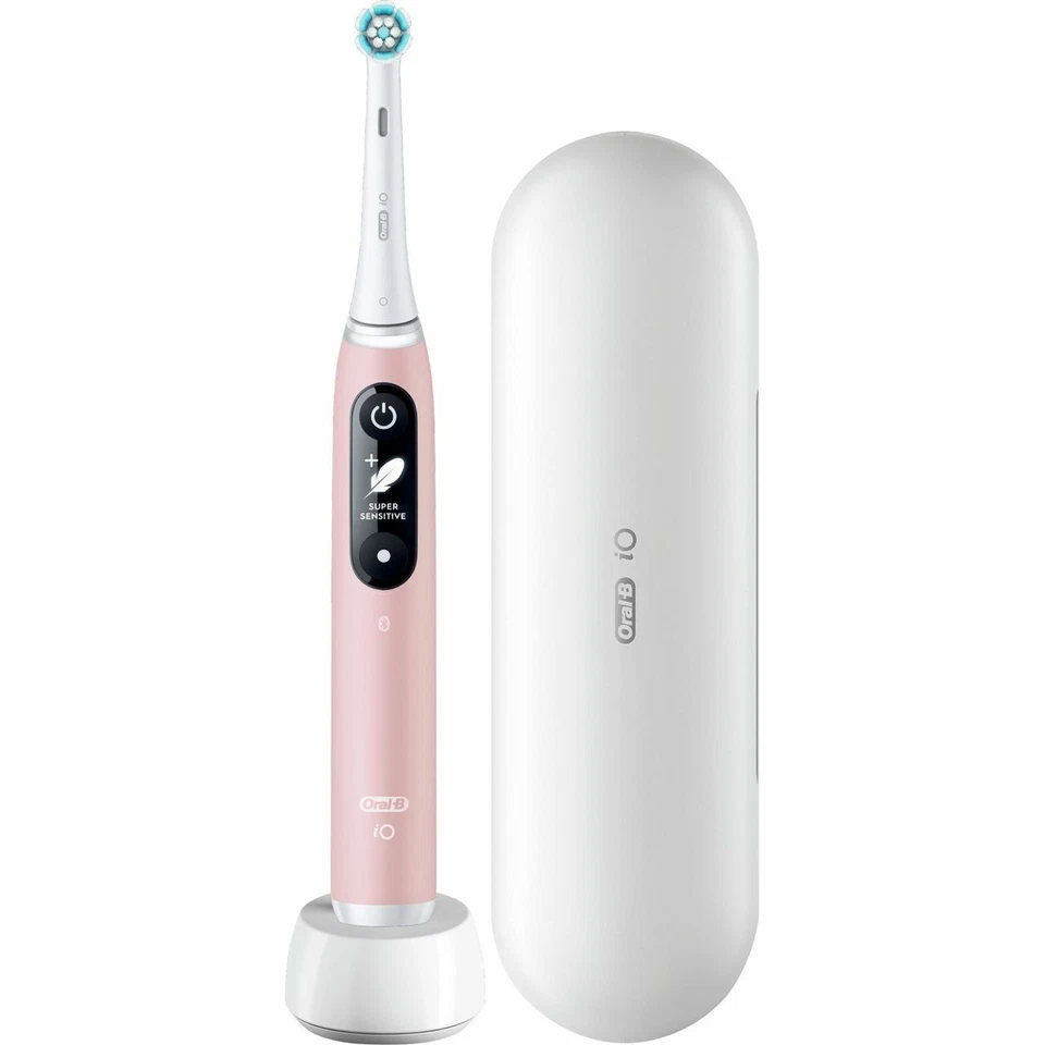 Oral-B iO6 Ultimate Clean Electric Toothbrush - Pink Sand