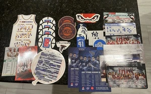 Huge Lot Of Sport Magnets Knicks Dallas Mavericks College Football NFL NBA Teams - Picture 1 of 5