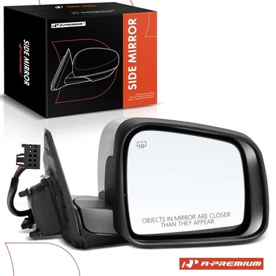 Espejo térmico plegable manual eléctrico cromado para pasajero A-Premium para Dodge Durango Foto 1 de 4