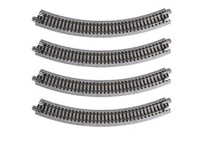 KATO N scale Unitrack Single Curved line track R249-45° 4pcs 20-100 - Picture 1 of 5