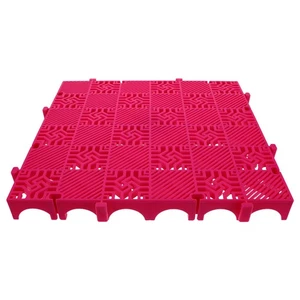 Garage Floor Tile: Plastic Interlocking Car Wash Floor Grate Drainage Tile Car - Picture 1 of 17