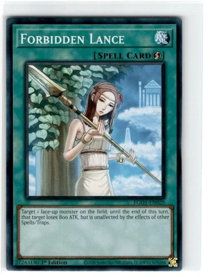 Yu-Gi-Oh! Forbidden Lance Common EGO1-EN029 Moderately Played 1st Edition - Image 1 of 2