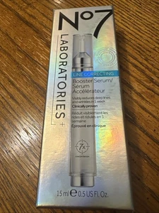 No7 Laboratories Line Correcting Booster Serum 0.5 oz (15ml) New Sealed - Picture 1 of 5