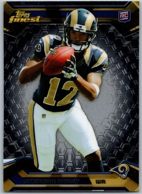 2013 Finest 135 Stedman Bailey    RC St. Louis Rams Football Card - Image 1 of 2