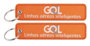 Gol Linhas Aéreas Inteligentes S.A Brazilian Airlines Brazil Air Key Tag - Bild 1 von 1