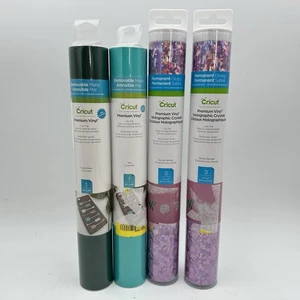 Menge 4 Cricut Premium Vinyl & holografisches Kristallmuster - Bild 1 von 4