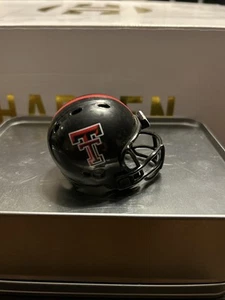 Texas Tech Red Raiders Pocket Pro Helmet NCAA College Football Black & Red - Picture 1 of 4