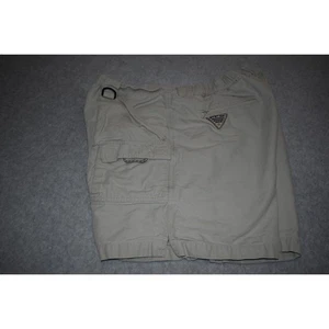 Columbia PFG Cargo Shorts Performance Fishing Gear Mens Size Large Tan  - Picture 1 of 6