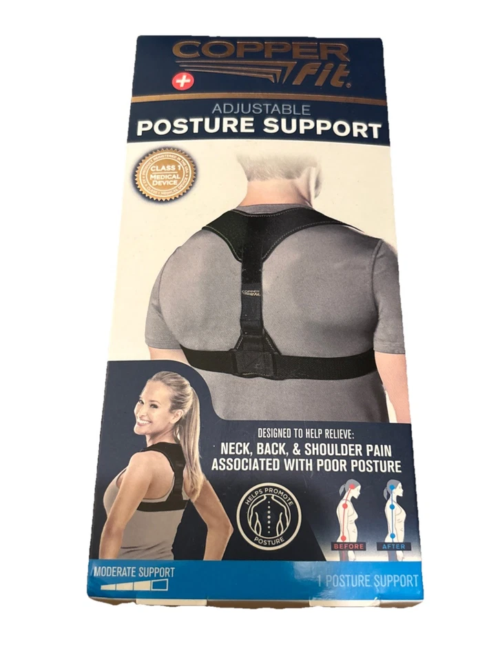 Soporte de postura ajustable de ajuste de cobre 33"- 44" talla única para la mayoría Foto 1 de 4