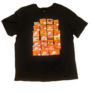 Nike Air Nike Boxen Orange Classic Schwarz Bq1931-010 Shirt 2XL - Bild 1 von 4