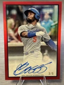🔥Cristian Santana 2019 Bowman Heritage Red 1953 Variation Auto RC SSP /5!!!🔥 - Picture 1 of 4
