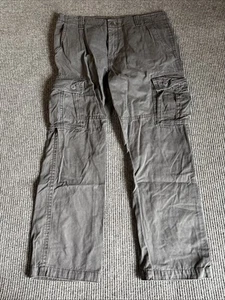 Old Navy Pants Mens 36x30 Grey Cargo Pockets - Picture 1 of 7