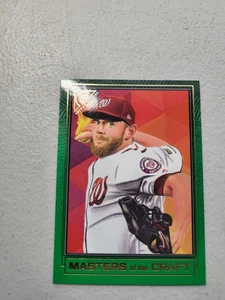 2021 Topps Gallery Stephen Strasburg Masters of the Craft Green /250 #MTC-18 - Picture 1 of 2