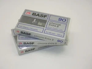 3 X Tape BASF Chrome Extra II 90 - Neuf - Imagen 1 de 2