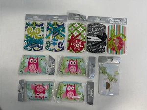 10 PACK Gift Card envelope NEW various occasions Owl Celebrate Christmas Any Hol - Picture 1 of 12