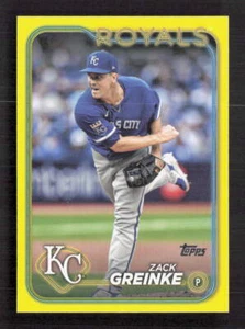 Zack Greinke 2024 Topps Series 2 #610 YELLOW Hanger Box Exclusive - Picture 1 of 2
