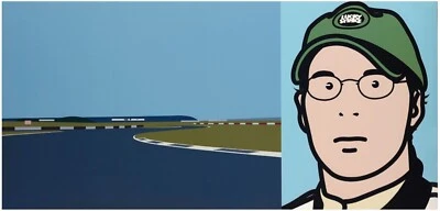 JULIAN OPIE "IMAGINA QUE ESTÁS CONDUCIENDO (RÁPIDO) JACQUES" | FIRMADO | EDICIÓN DE 50 Foto 1 de 3